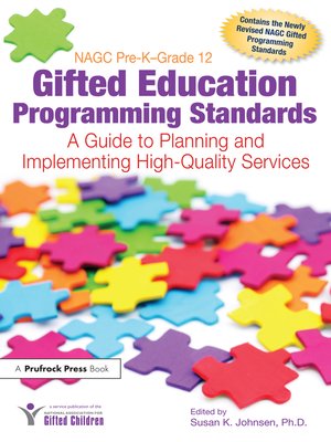 cover image of NAGC Pre-K-Grade 12 Gifted Education Programming Standards